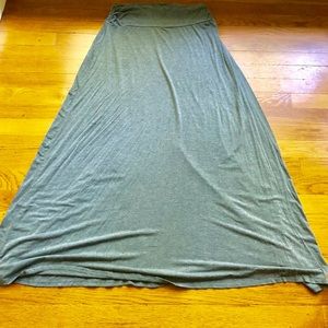 Merona gray maxi skirt